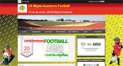 Desktop Screenshot of migneauxancesfootball.com